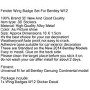 Metal Wing W12 Emblem Badge Sticker For Bentley Genuing Continental GT GTC Generic