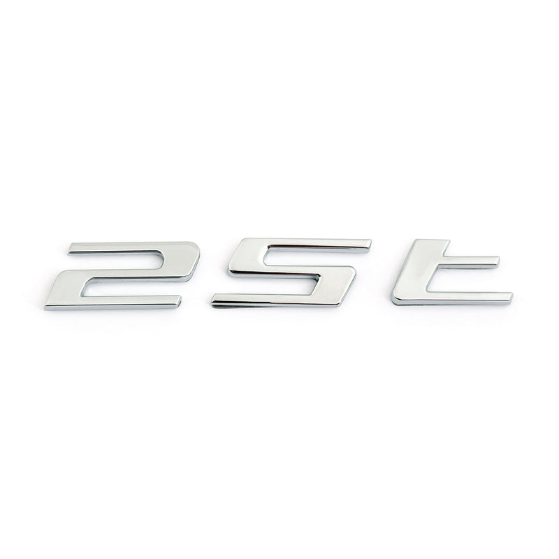 Chrome Letter 20T 25T 30T 35T Car Sticker Auto Rear Decal Emblem Jaguar F-PACE Generic