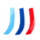 3X Front Bumper Grill Strip ABS Cover Buckle For 2010-2013 BMW3-Series 13rod