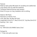 3X Front Bumper Grill Strip ABS Cover Buckle For 2010-2013 BMW3-Series 13rod Generic