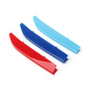 3PCS Tricolor Front Grille Decal Cover Trim Strip For BMW 7 Series 16-2018 9rod