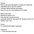 3PCS Tricolor Front Grille Decal Cover Trim Strip For BMW 7 Series 16-2018 9rod Generic