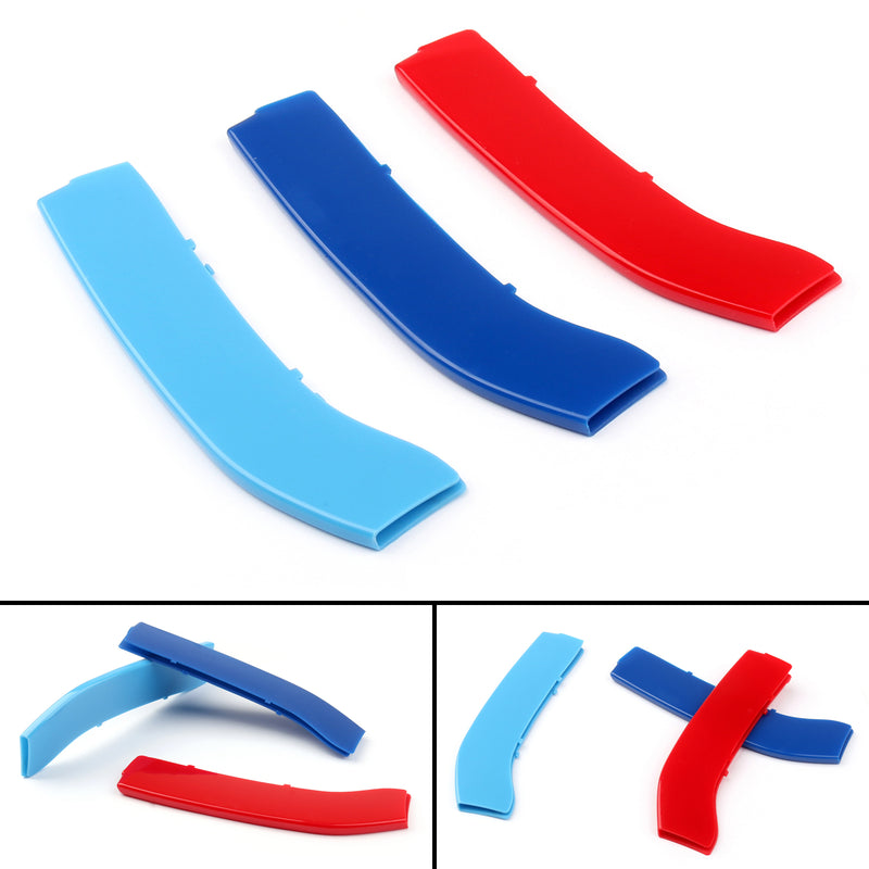 3Color Front Bumper Grill Trim Strips Cover Stickers For 14-18 BMW2-Series 11rod