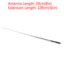Collapsible 8-45" Telescopic Antenna SMA Female FM Radio VHF 136-174MHZ 20-150cm