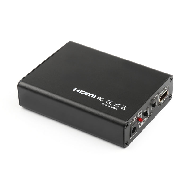 HDMI to 3 RCA AV+S-Video CVBS Composite R/L Audio 1080P Converter US Plug Power