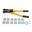 Improved 16 Ton Hydraulic Wire Battery Cable Lug Terminal Crimper With 13 Dies