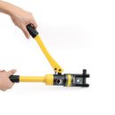 10 Ton Improved Hydraulic Wire Battery Cable Lug Terminal Crimper & 8 Dies
