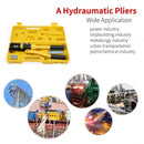 10 Ton Improved Hydraulic Wire Battery Cable Lug Terminal Crimper & 8 Dies