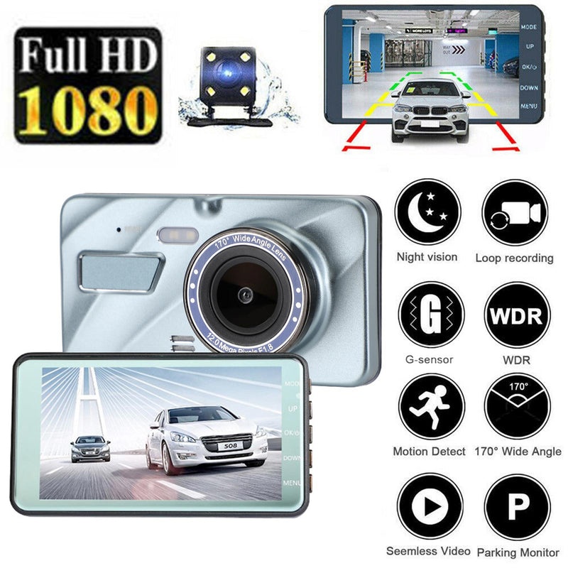 1080P Dash Cam HD Car Dashboard DVR Camera Driving Video Recorder G-sensor