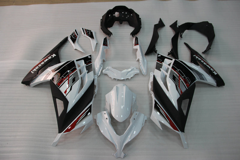 Fairings 2013-2017 Plastics Kawasaki Ninja 300R EX300R White Art Ninja  Generic