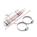 UNIVERSAL Motorcycle Exhaust Muffler Pipe Heat Shield Cover Heel Guard Protector Generic
