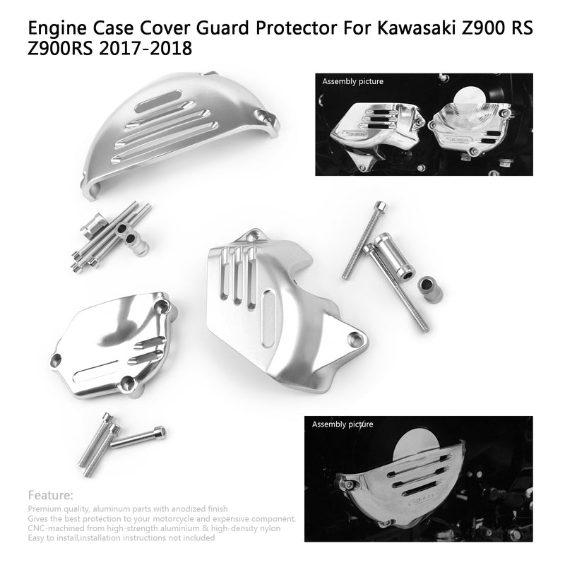Kawasaki Z900RS 2017 2018 Engine Guard Sprocket Chain Case Stator Clutch Cover