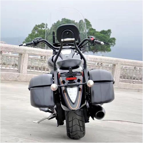 Yamaha Kawasaki Honda Classic Saddlebag Classic Motorcycle bag & Heavy Duty Mounting Kit
