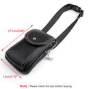 Leather Motorcycle Rider Bike Cycling Waist Hip Bum Fanny Pack Drop Leg Bag