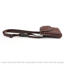 Leather Motorcycle Rider Bike Cycling Waist Hip Bum Fanny Pack Drop Leg Bag