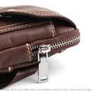 Leather Motorcycle Rider Bike Cycling Waist Hip Bum Fanny Pack Drop Leg Bag