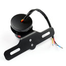 Bullet Brake Tail Light License Plate Holder Bracket Cruiser Chopper Cafe Bobber Generic