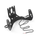 Aluminium License Plate Holder Mount Bracket LED For Kawasaki ZX-6R 2009-2017 Generic