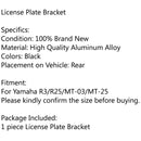 Motorcycle Aluminium Black License Plate Bracket For Yamaha R3/R25/MT-03/MT-25 Generic