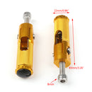 CNC Folding Foot Pegs Footpeg Rear Set Rest Racing For Universal Motorcycle Gold Generic