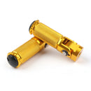 CNC Folding Foot Pegs Footpeg Rear Set Rest Racing For Universal Motorcycle Gold Generic