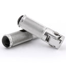 CNC Folding Foot Pegs Footpeg Rear Set Rest Racing For Universal Motorcycle Silv Generic