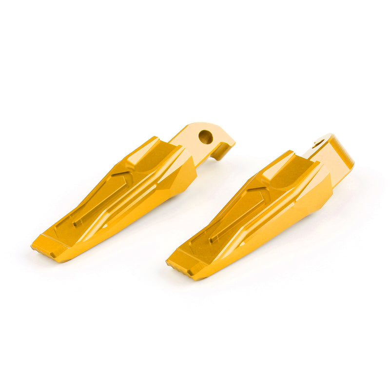 CNC Rear Foot Pegs Pedal For Yamaha TMAX500 TMAX 530 XP530 XP500 MT07 MT09 Gold
