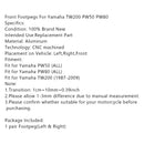 1 Pair Front Footpegs Footrests Foot Peg For Yamaha TW200 PW50 PW80 all years Generic