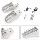 1 Pair Front Footpegs Footrests Foot Peg For Yamaha TW200 PW50 PW80 all years Generic