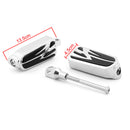 Footpegs Foot pegs Fit Harley Low Rider Glide Road King Glide Street Glide CHR Generic