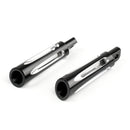 Passenger Rear Foot Pegs CNC Edge Cut For Harley 883 XL Sportster XR 1200