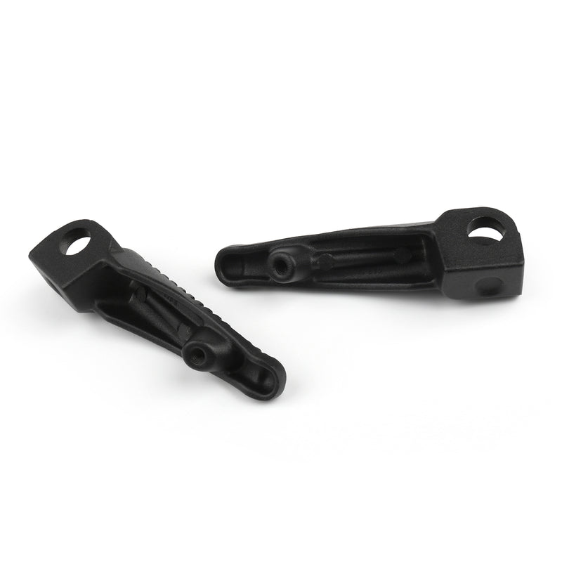 Front Rider Or Rear Passenger Foot Pegs Footpeg For Kawasaki ZX6R ZX-10R Black Generic