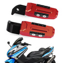 1 Pair CNC Motorcycle Passenger Rear Foot Peg Footrest For Yamaha TMAX Generic