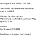 Billet Alunminum Engine Crash Pad Protection Fit for Kawasaki Z900 Z 900 2017 2018 2019 2020 2021 Generic