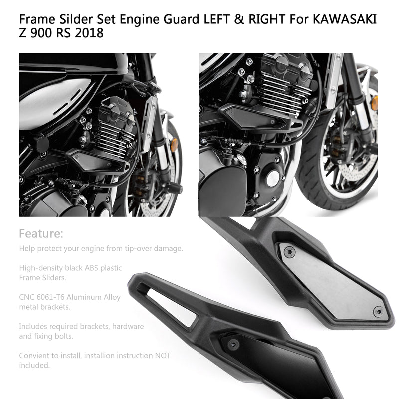 Frame Slider SET Engine Guard Protector LEFT&RIGHT For Kawasaki Z 9 RS 218 SI