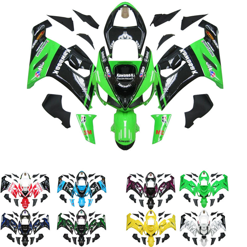 For ZX6R 636 (2005-2006) Bodywork Fairing ABS Injection Molded Plastics Set 32 Color