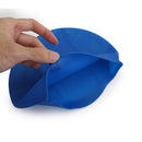 2x Swimming Cap Waterproof Silicone Swim Pool Hat For Adult Men And Women BU+PIN