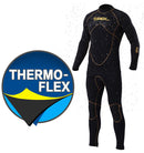 5MM Men Full Body Wetsuit Diving Suit Neoprene Winter Swimwear Surfing Triathlon