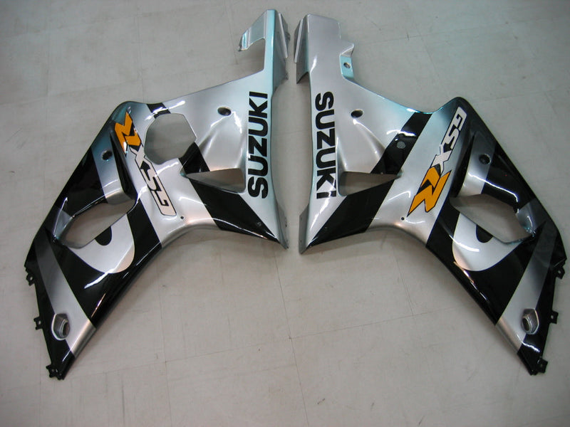 Fairings 2000-2002 Suzuki GSXR 1000 Silver & Black  Generic