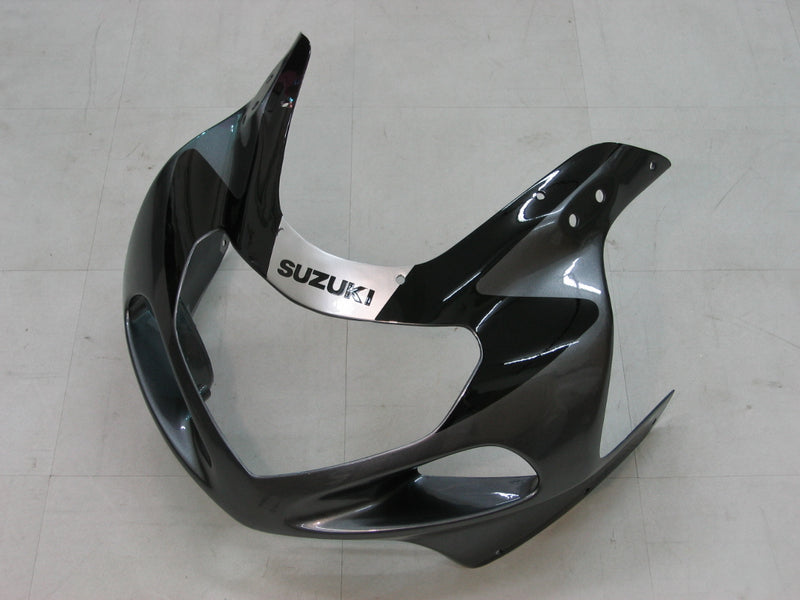 Fairings 2000-2002 Suzuki GSXR 1000 Silver & Black Racing Generic