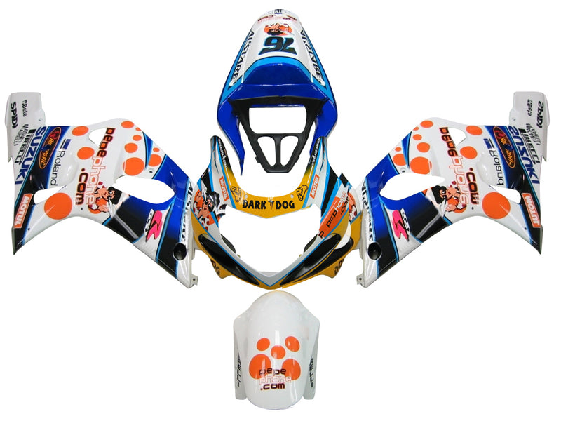 Fairings 2000-2002 Suzuki GSXR 1000 Multi-Color pepephone  Racing Generic