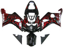 Fairings 2000-2002 Suzuki GSXR 1000 Black & Red Flame  Generic
