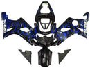 Fairings 2000-2002 Suzuki GSXR 1000 Black & Blue Flame  Generic