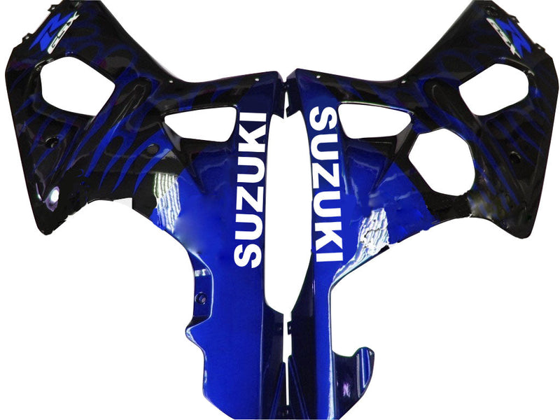 Fairings 2000-2002 Suzuki GSXR 1000 Black & Blue Flame  Generic