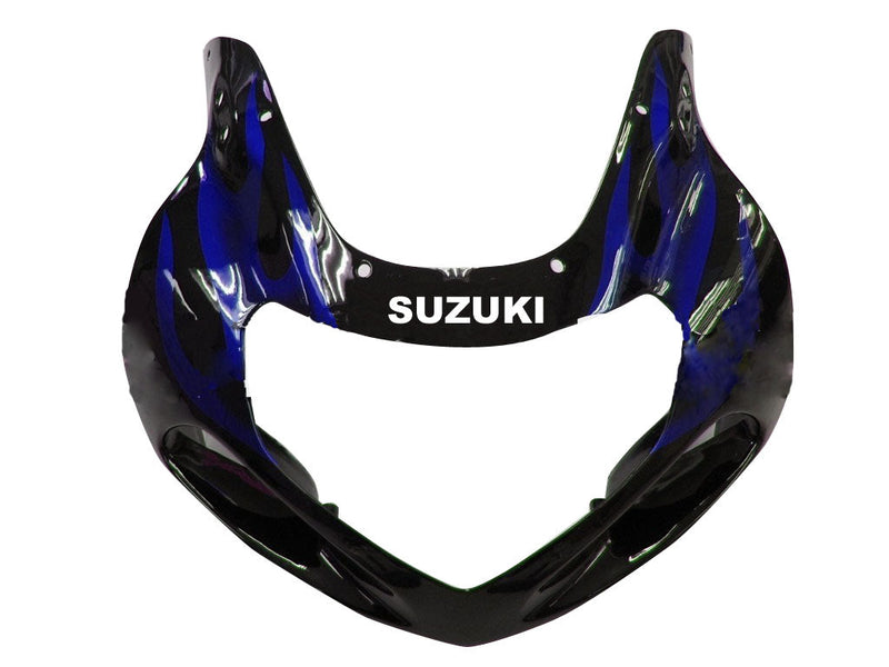 Fairings 2000-2002 Suzuki GSXR 1000 Black & Blue Flame  Generic