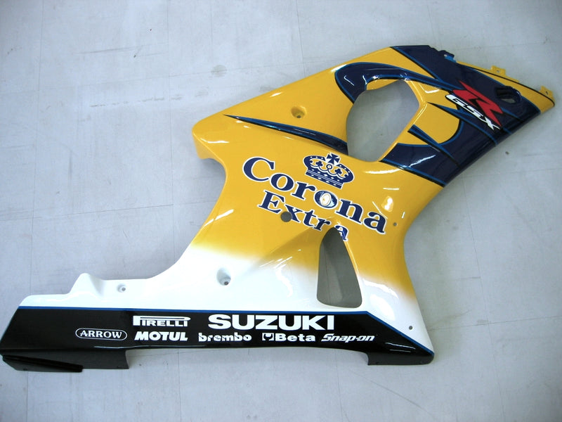 Fairings 2000-2002 Suzuki GSXR 1000 Yellow & Blue Corona GSXR Racing Generic