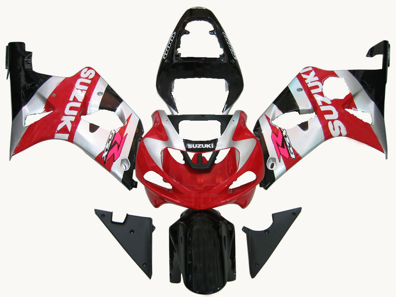 Fairings 2000-2002 Suzuki GSXR 1000 Black & Red GSXR  Generic