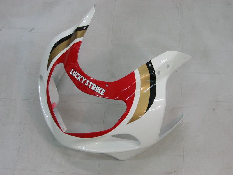 Fairings 2000-2002 Suzuki GSXR 1000 White & Red Lucky Strike  Generic