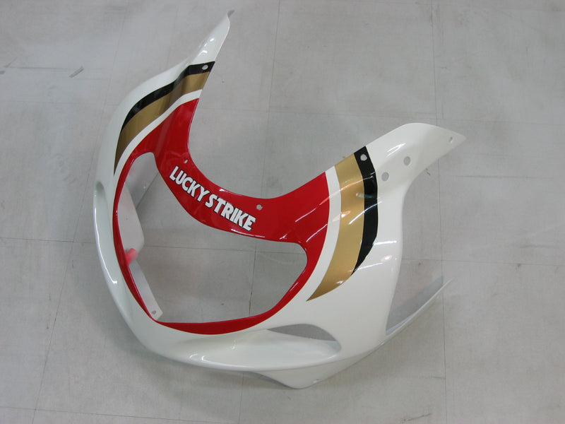 Fairings 2000-2002 Suzuki GSXR 1000 White & Red Lucky Strike Racing Generic