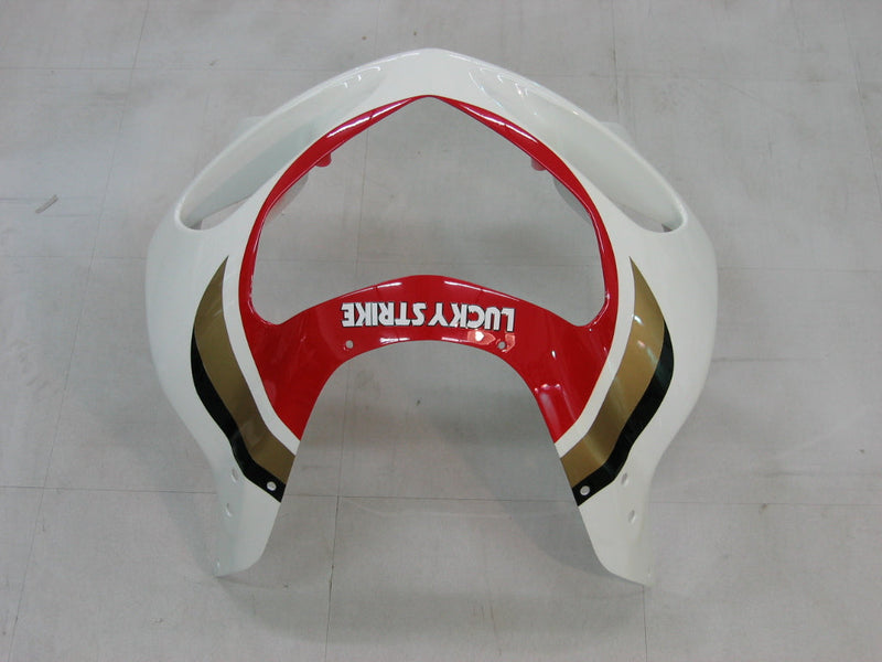 Fairings 2000-2002 Suzuki GSXR 1000 White & Red Lucky Strike  Generic